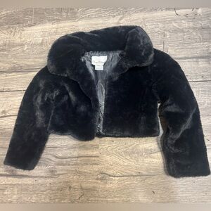 Black Faux Fur Jacket
